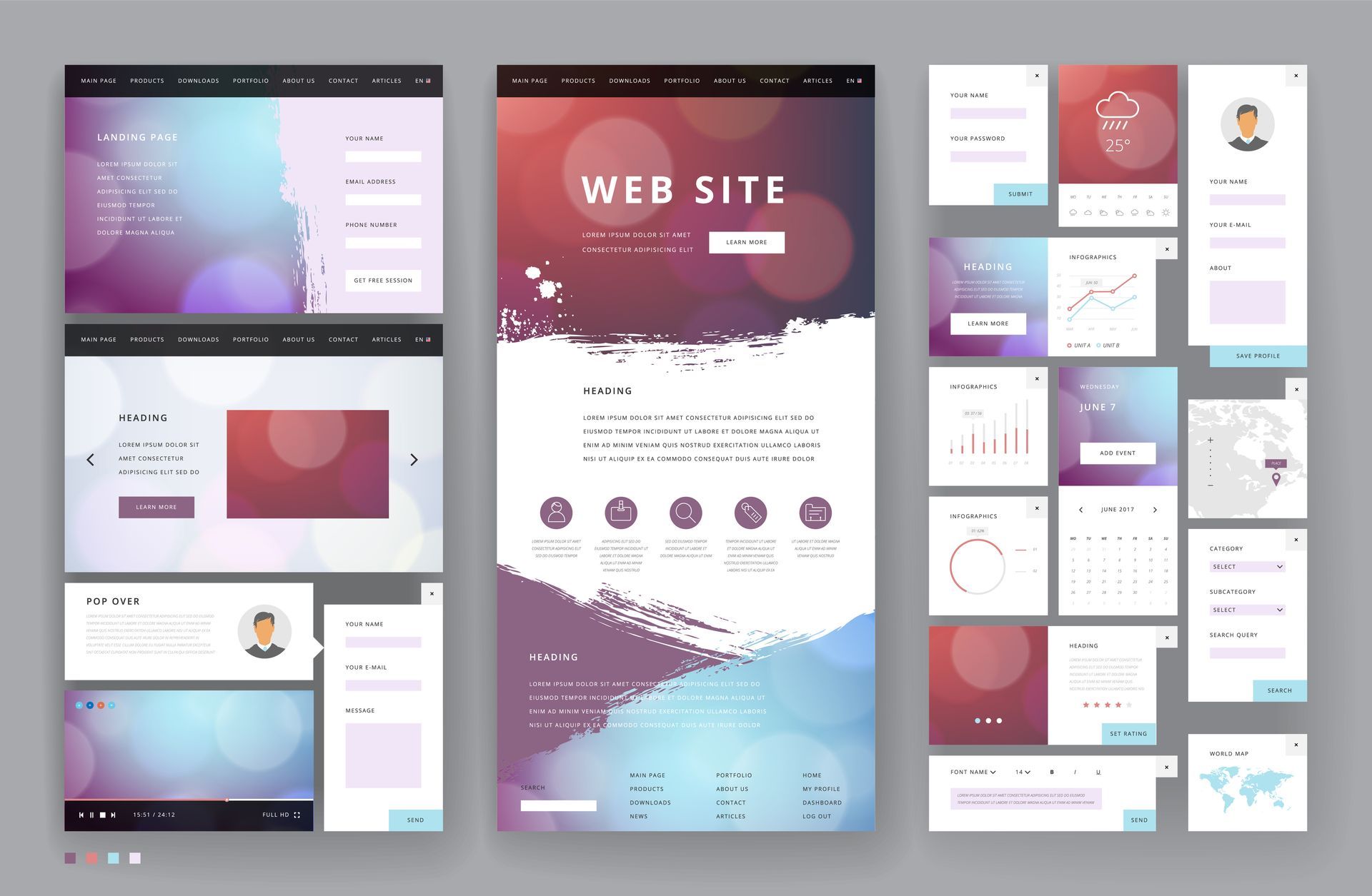 modern web designs