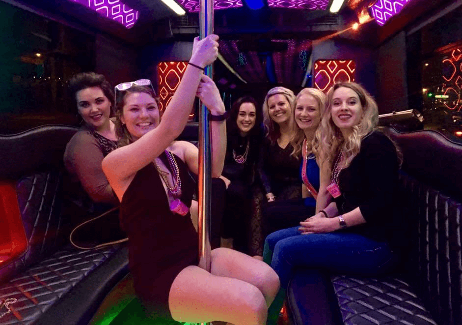 Party Bus Rental Service New Orleans Limo Bus With A Stripper Pole