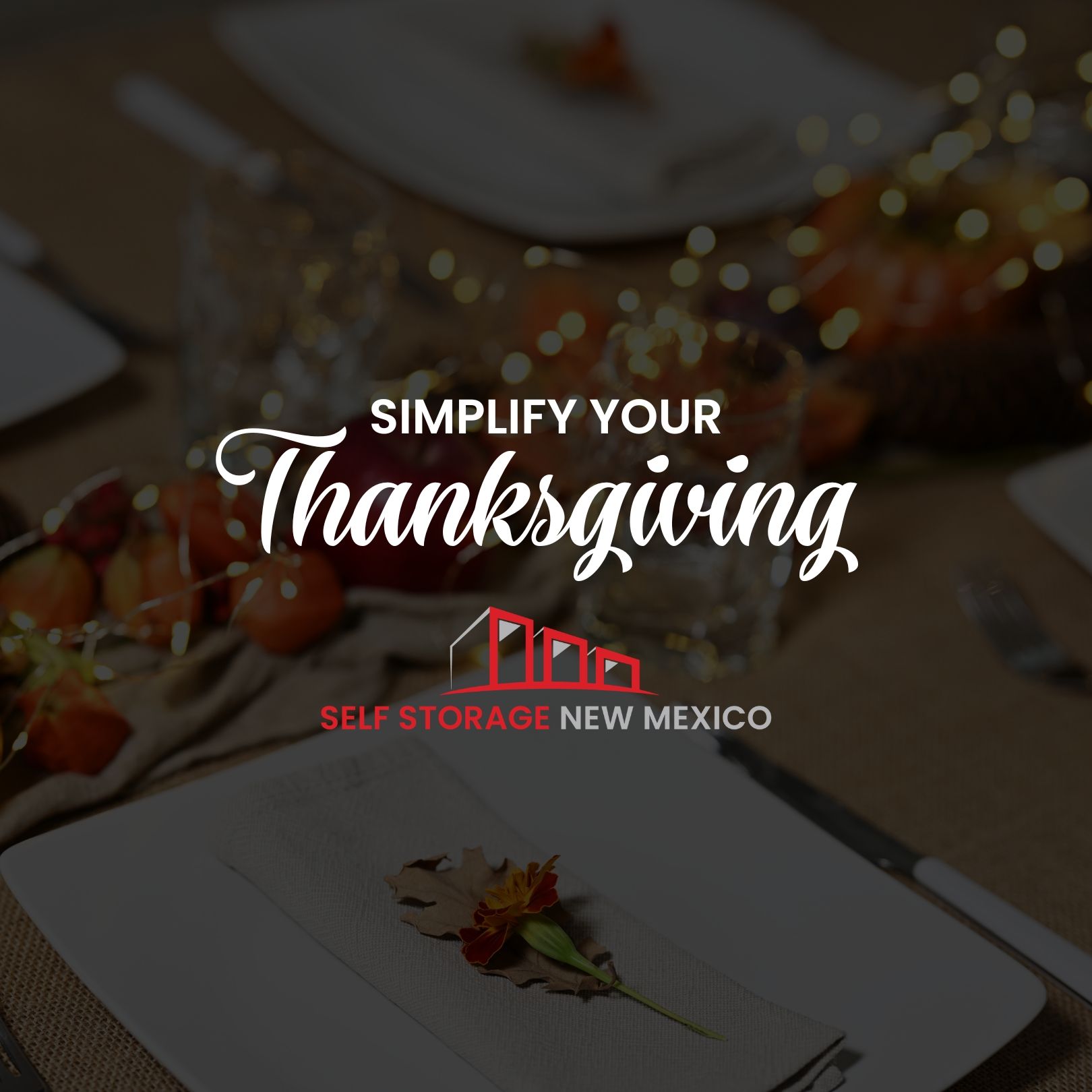 Maximize thanksgiving with self storage