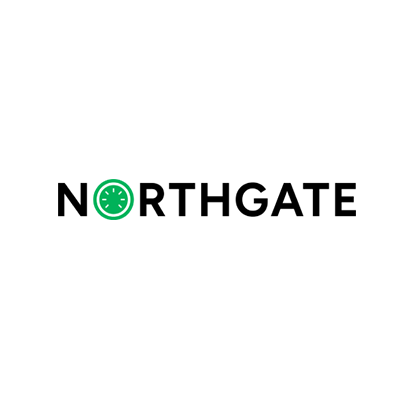 Northgate logo with black text and a green circular icon replacing the “O”