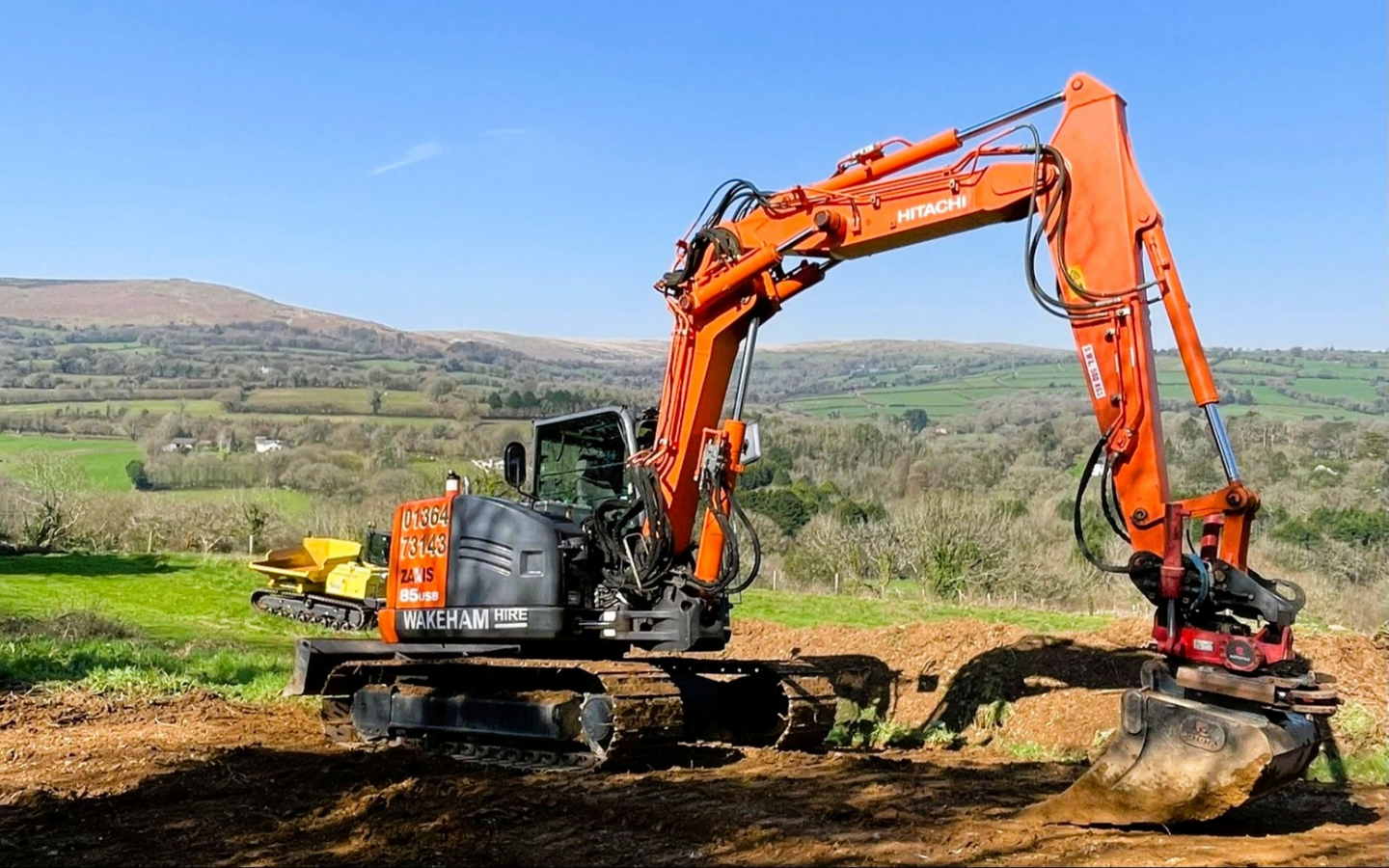digger with steel wrist