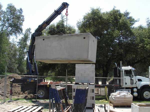 Lifting Tank — Madera, CA — Bass & Sons Septic Tank, Co.