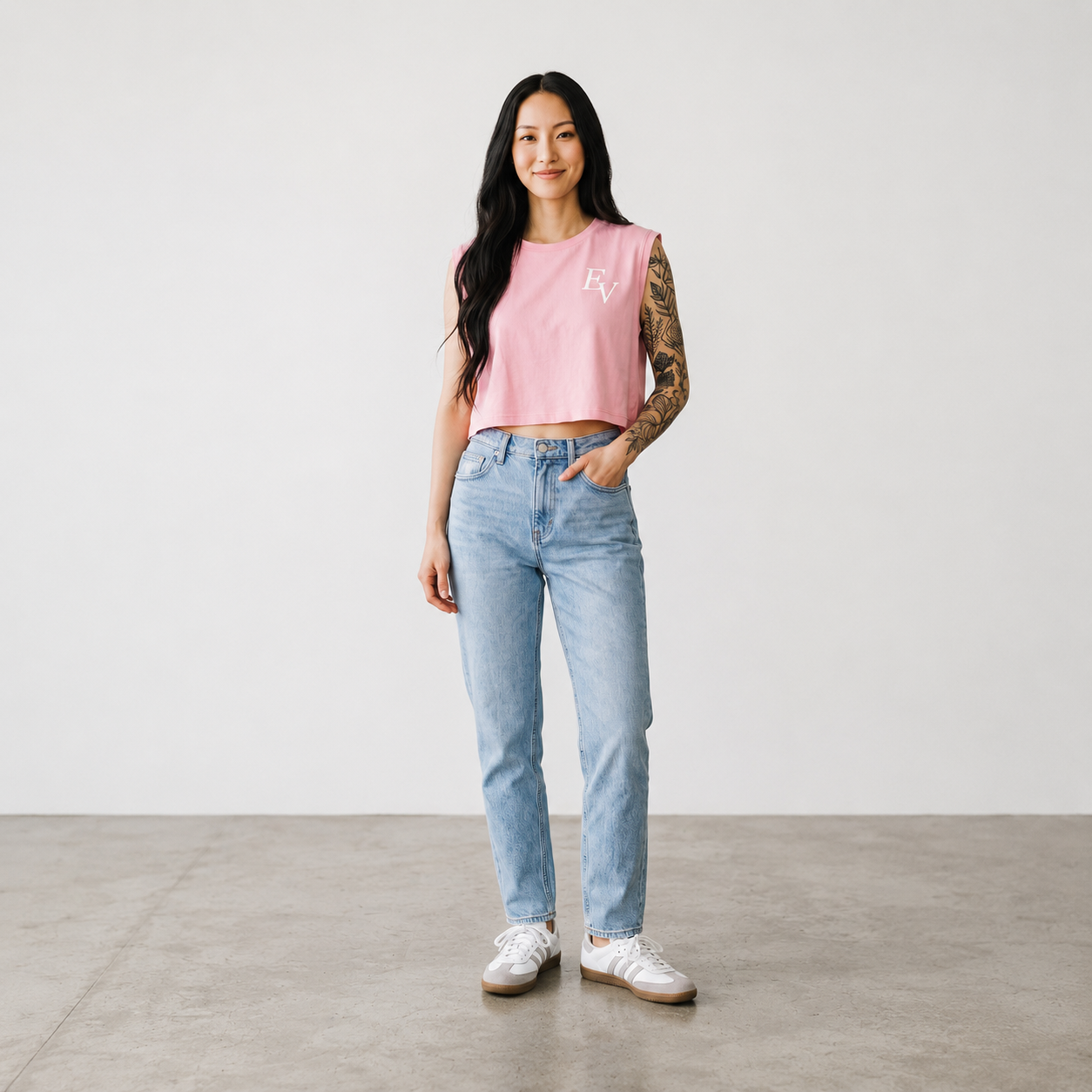 Blue Easy Vibes Women's Knit Sweater