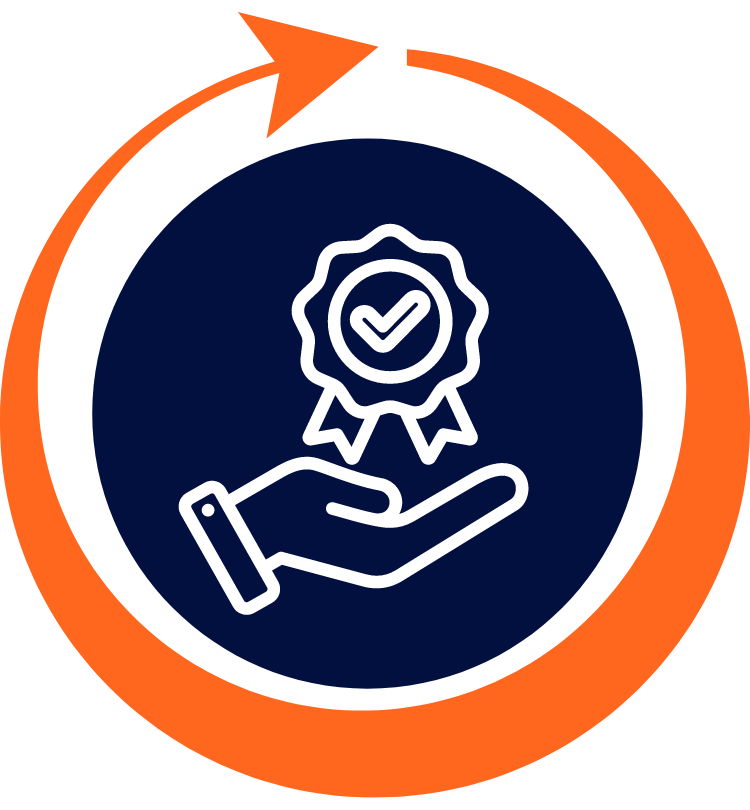 UNCOMPROMISING QUALITY ICON