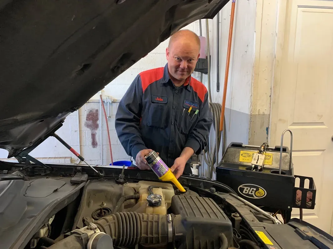 Our team at work using BG Products | Hayes Automotive