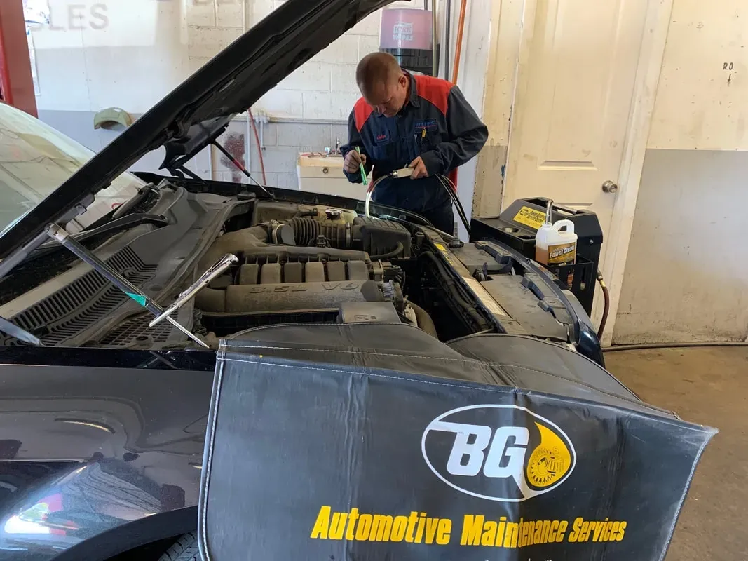 Our team at work using BG Products | Hayes Automotive