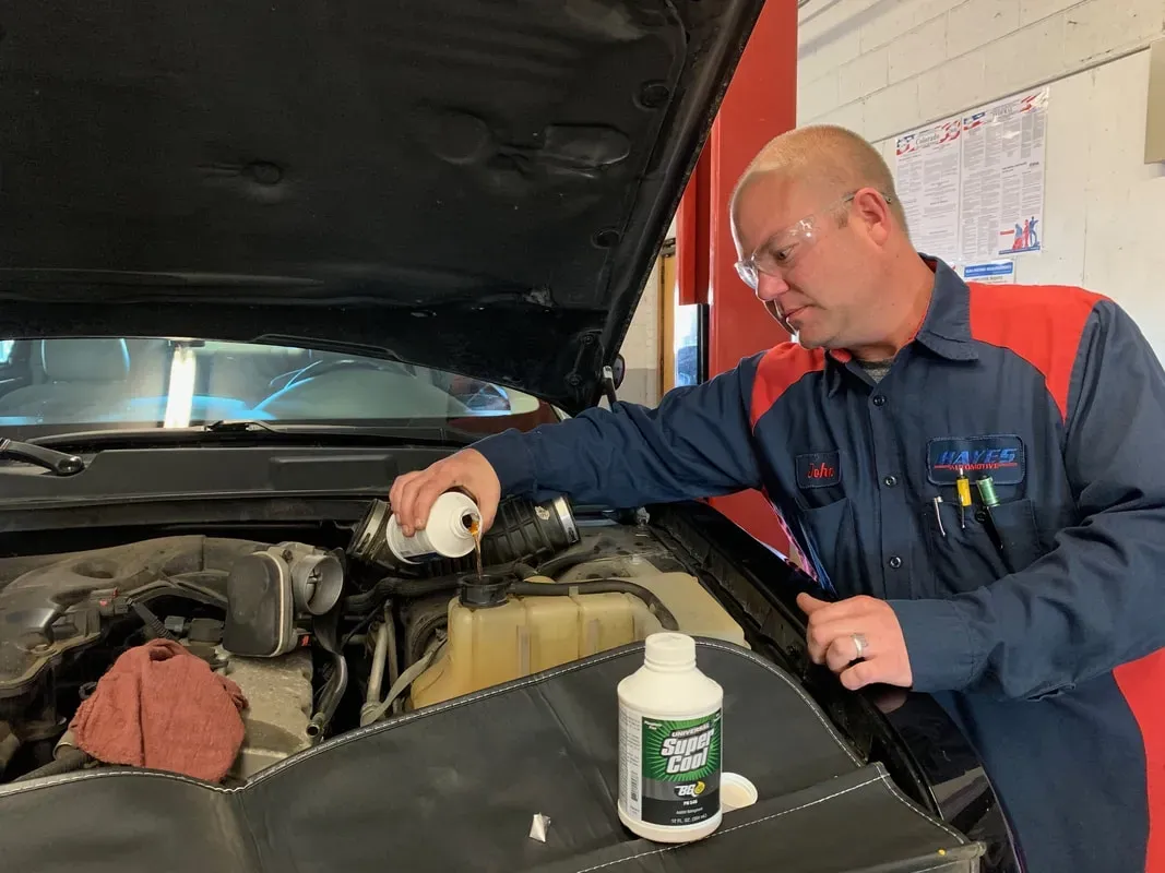 Our team at work using BG Products | Hayes Automotive