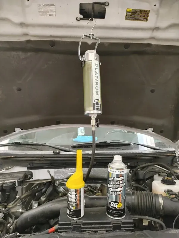 Our team at work using BG Products | Hayes Automotive