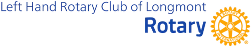 Left Hand Rotary Club of Longmont Rotary Logo | Hayes Automotive