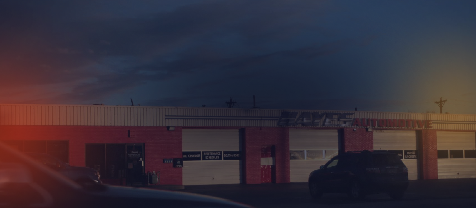 Outside of our shop in Longmont, CO | Hayes Automotive