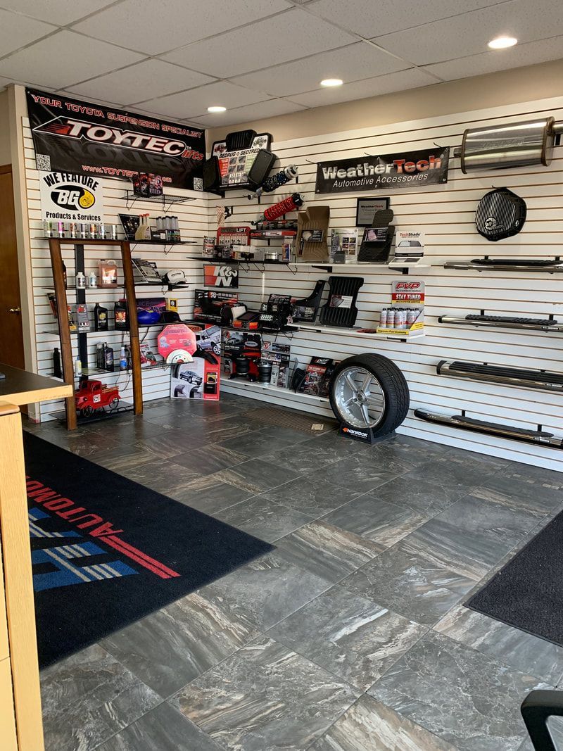 Various parts inside of our shop in Longmont, CO | Hayes Automotive