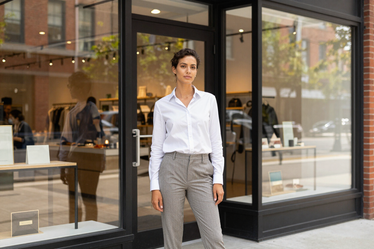 Owner in Atlanta storefront
