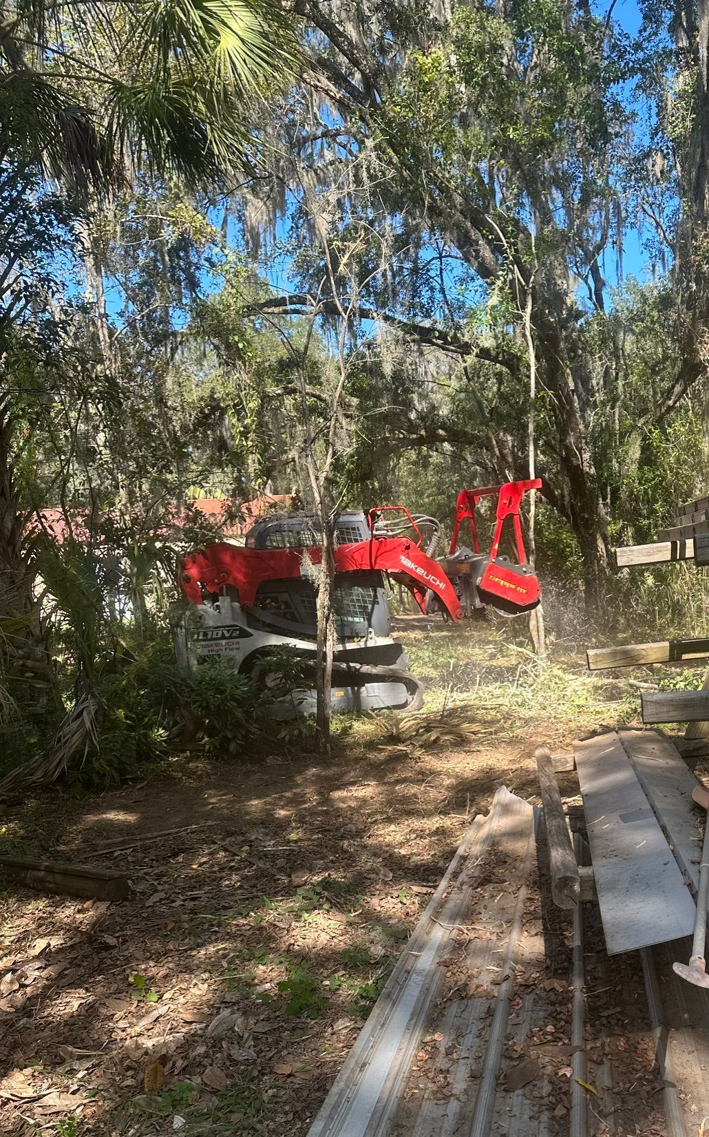 Forestry mulching service in Dunnellon FL