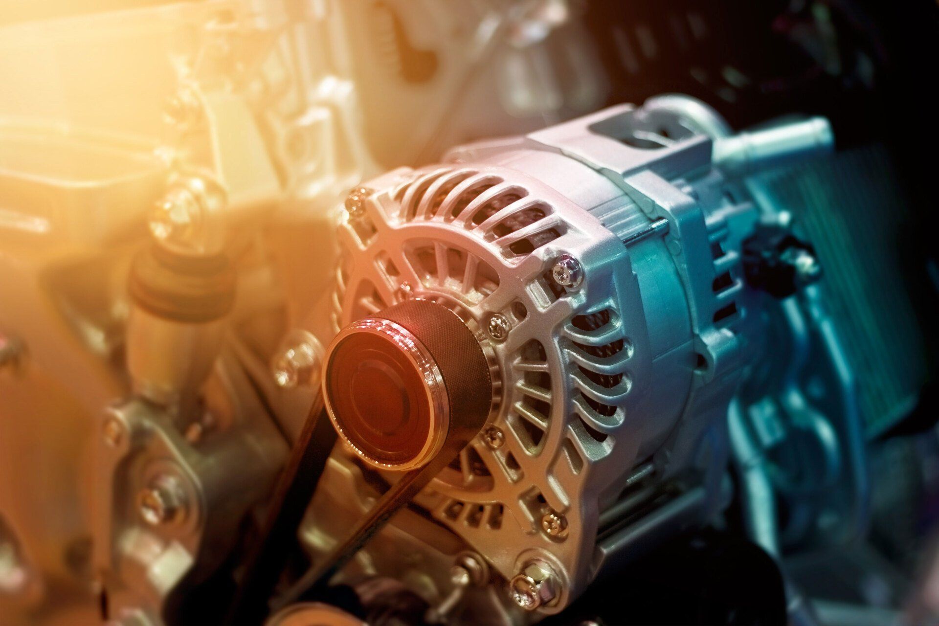 Engine of a car