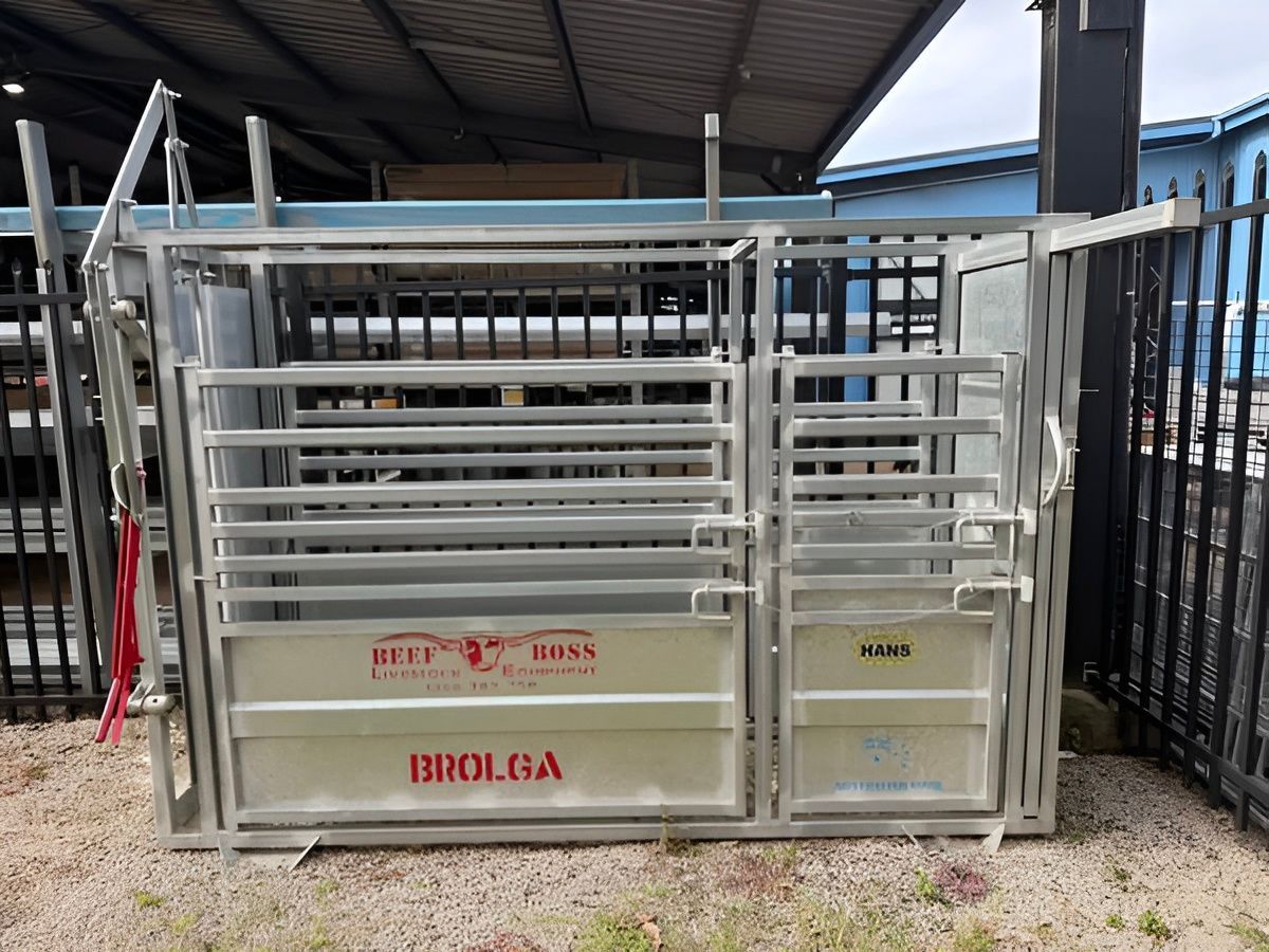 Metal Cattle Handling Chute — Western Pacific Steel in South Grafton, NSW