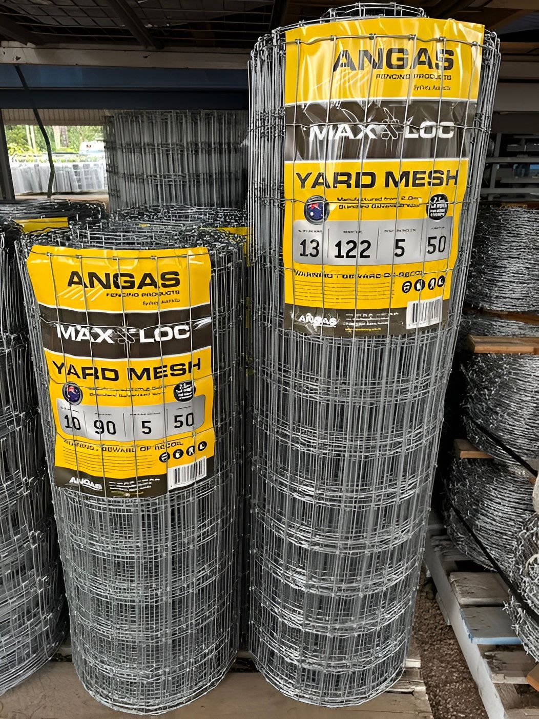 Rolls of Max-loc Yard Mesh Fencing — Western Pacific Steel in South Grafton, NSW