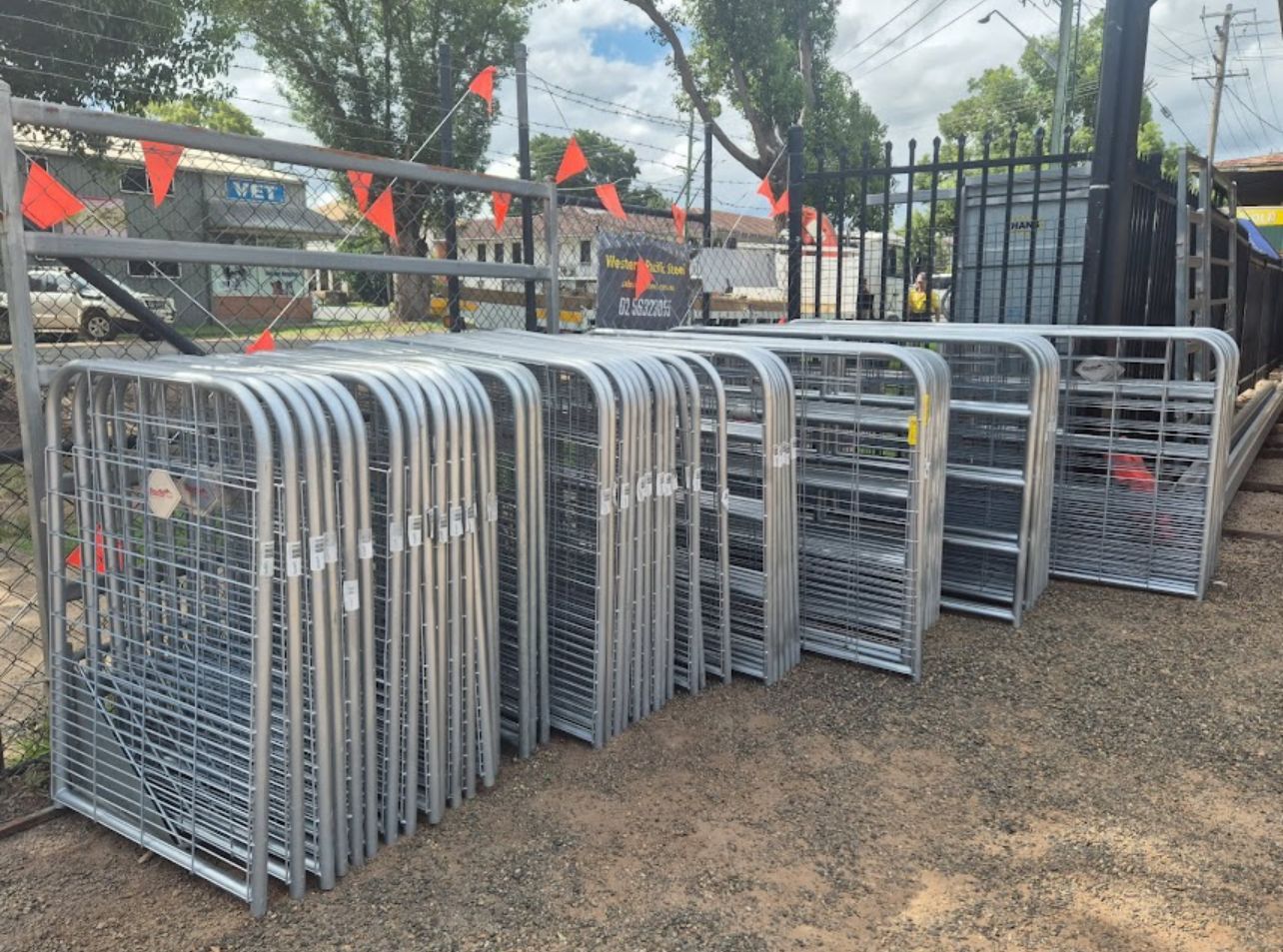 Rural Fence Gates in Stockyard— Western Pacific Steel in South Grafton, NSW