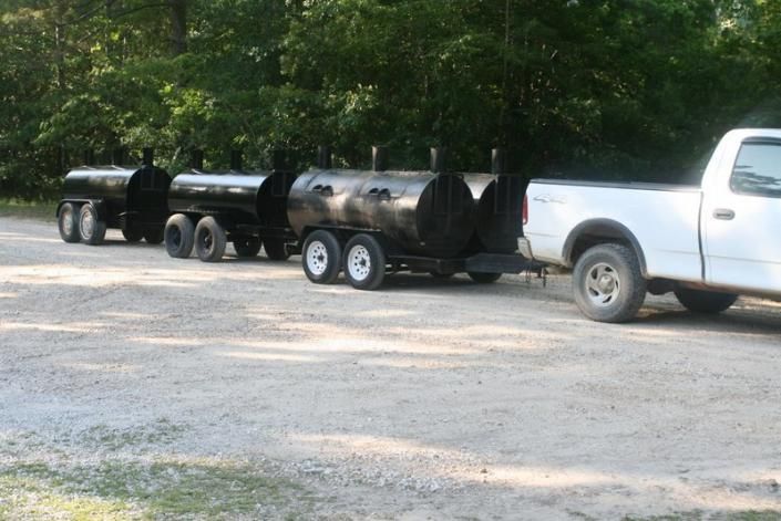 smokers on trailer
