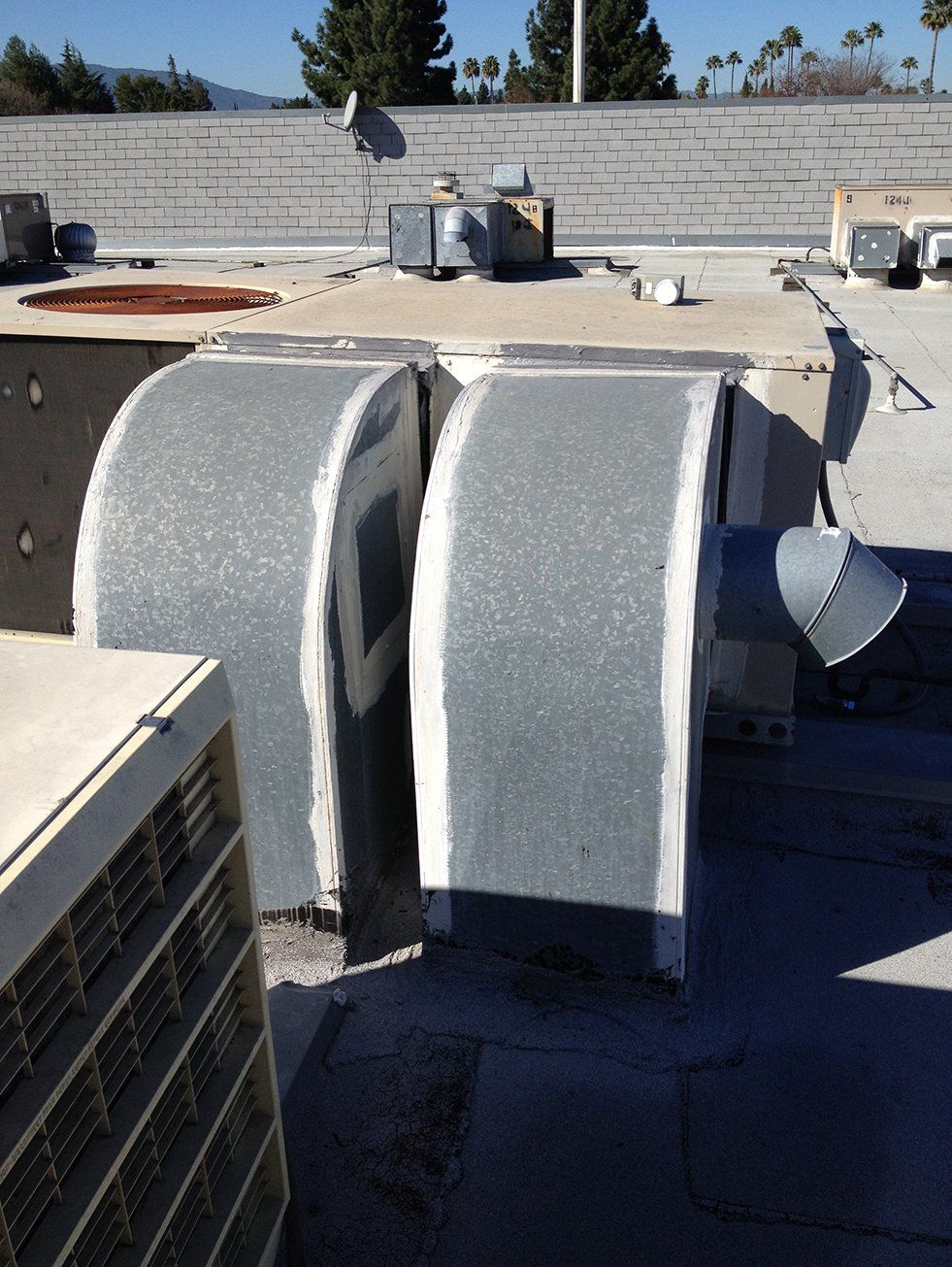 Duct Cover On Roof — Campbell, CA — JWH Asbestos Removal Services