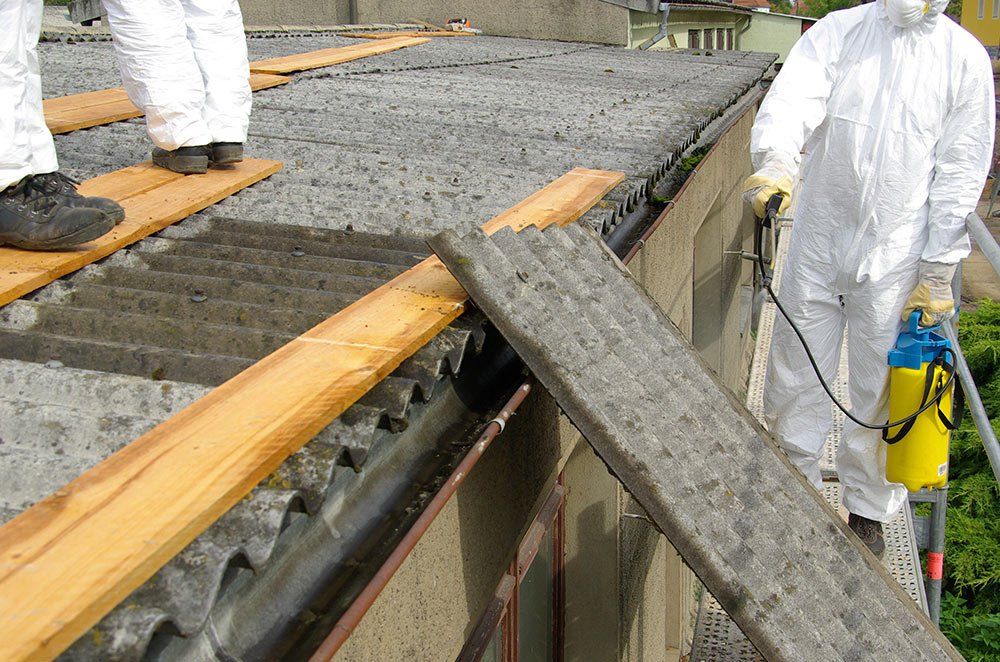 Dangerous Asbestos in Roof — Campbell, CA — JWH Asbestos Removal Services Dangerous Asbestos in Roof — Campbell, CA — JWH Asbestos Removal Services