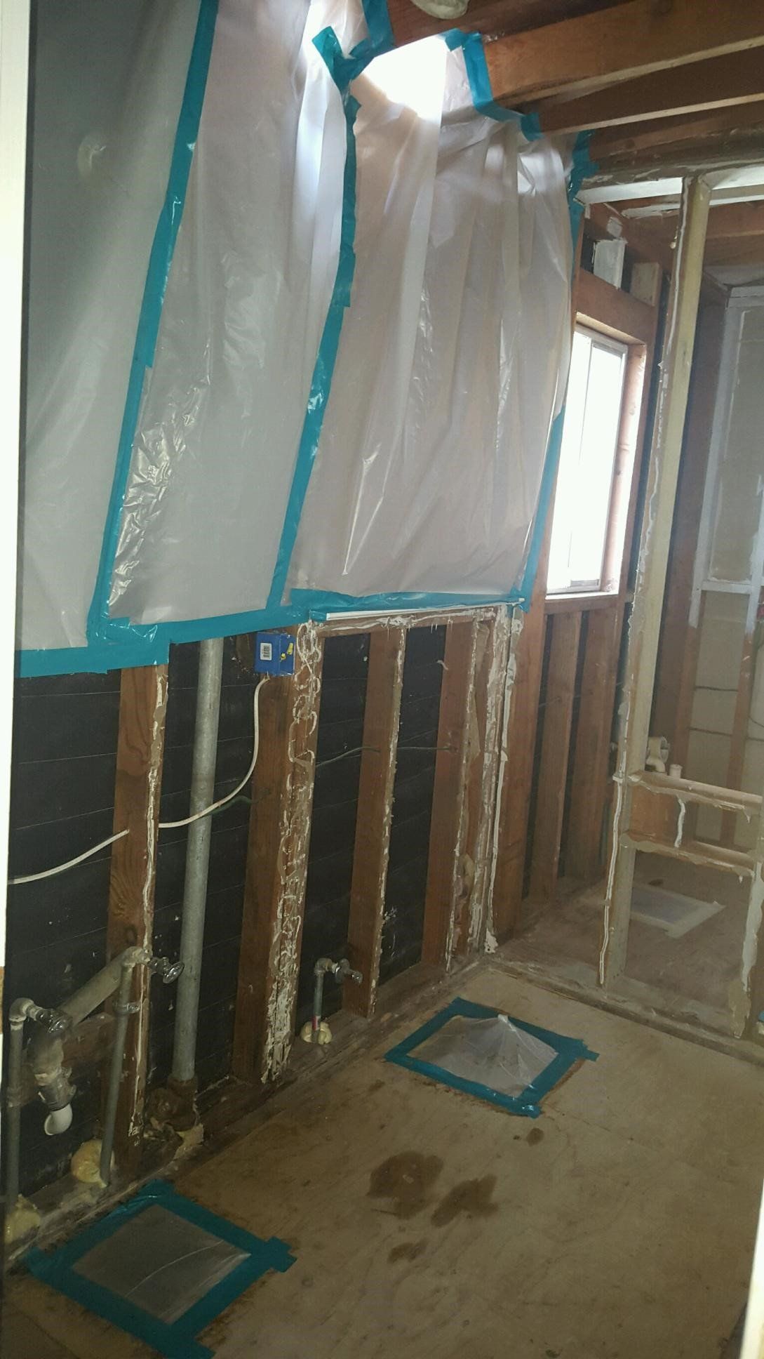 Fixing Wall — Campbell, CA — JWH Asbestos Removal Services