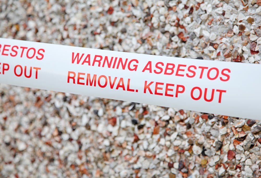 Asbestos Warning Tape — Campbell, CA — JWH Asbestos Removal Services