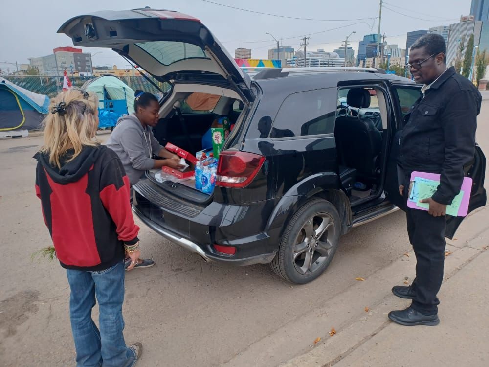Helping the homeless in Edmonton