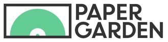 Logo of Black, White and Green of the company Paper Garden Records