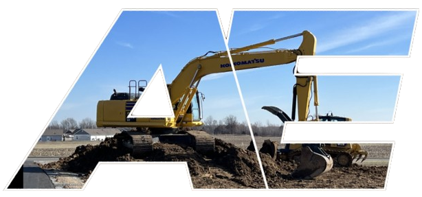 Accelerated Excavation with a excavator in the middle