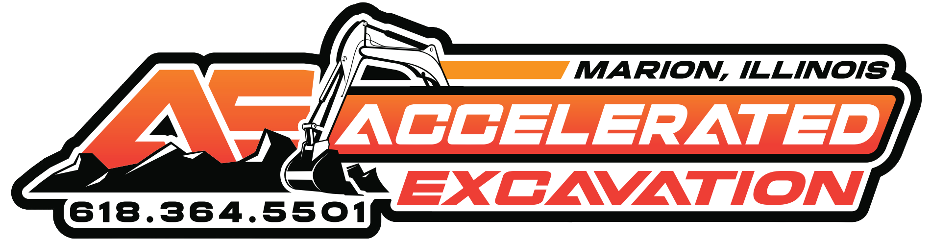 Accelerated Excavation Marion Illinois Logo