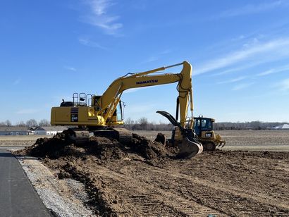 EXCAVATING OUTSIDE OF A GARAGE