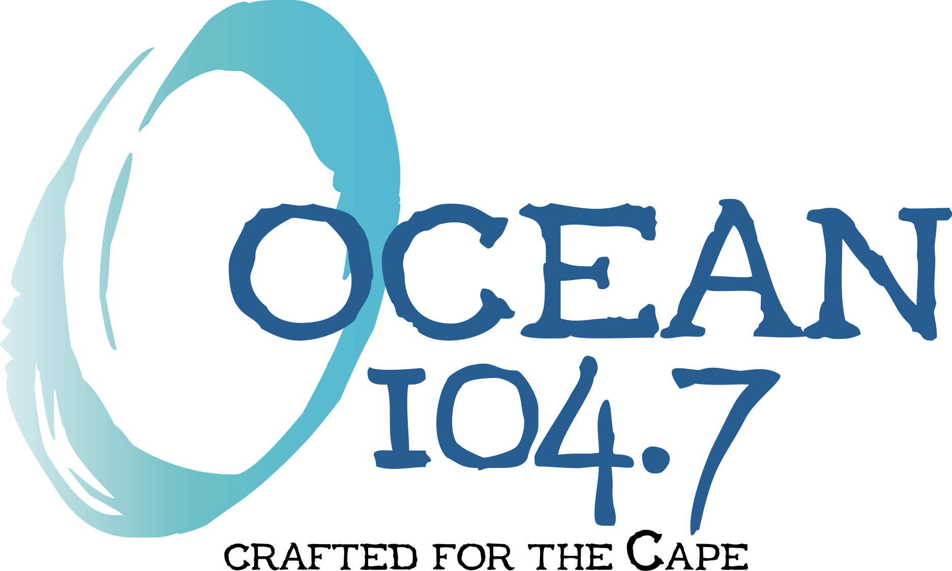 Ocean 104.7 crafted for the cape logo