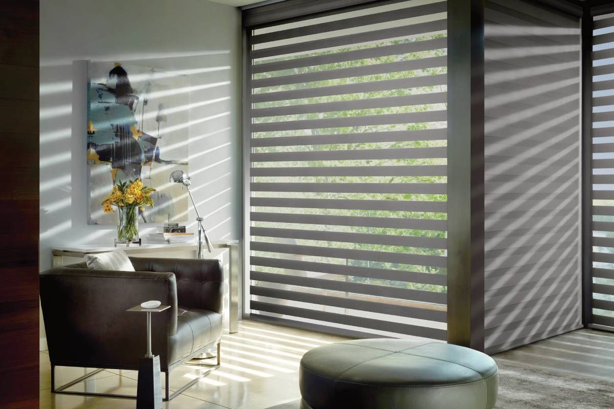 Choose Innovative Banded Shades Barrows Custom Window Treatments