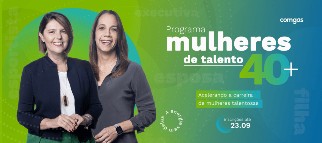 imagem de divulgação do programa mulheres de talento 40+
