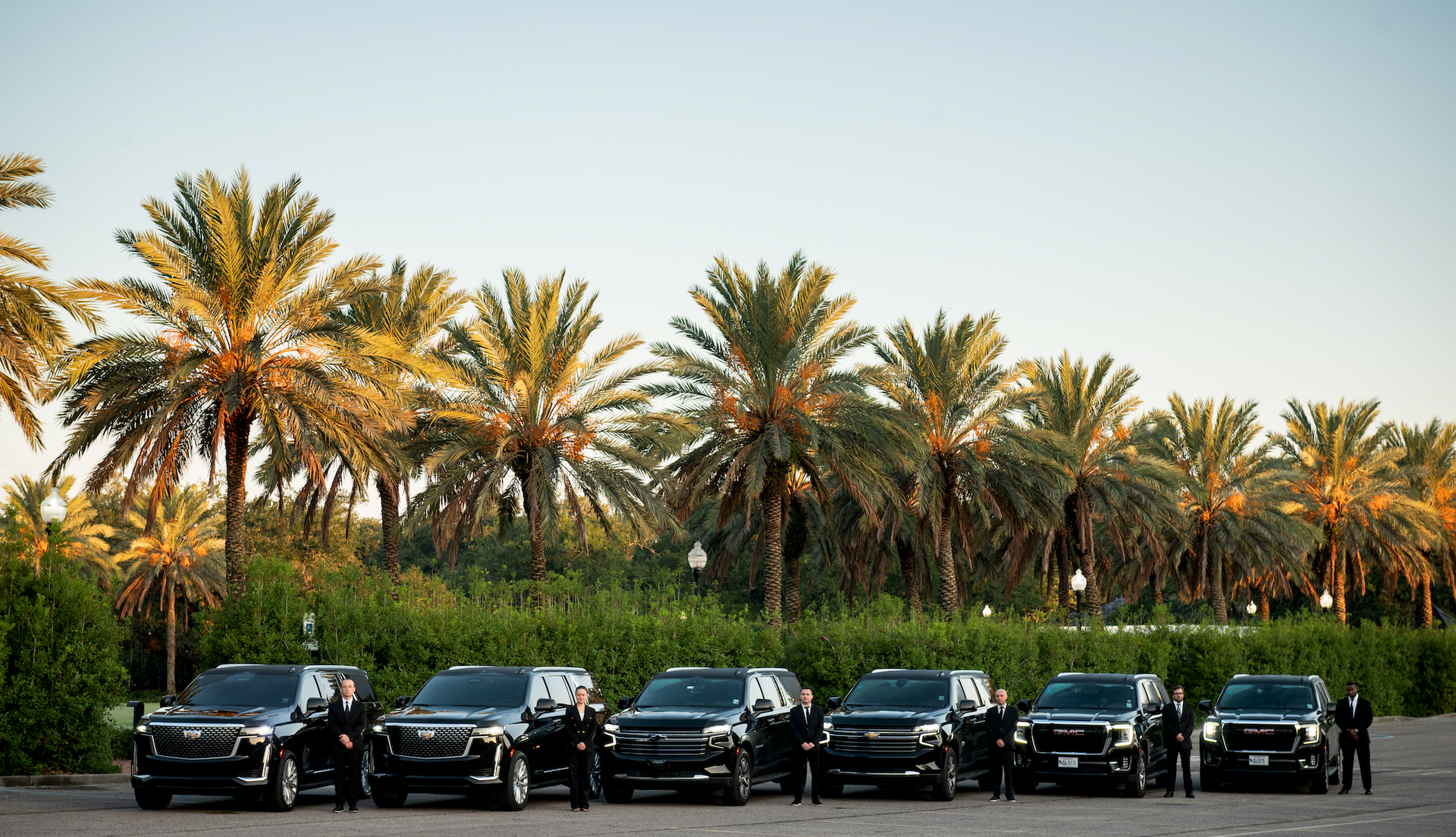 Black Chevrolet Suburban SUV.