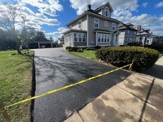 Asphalt Driveway Going Through Park - Worcester, MA - Patriot Seal Coating & Paving