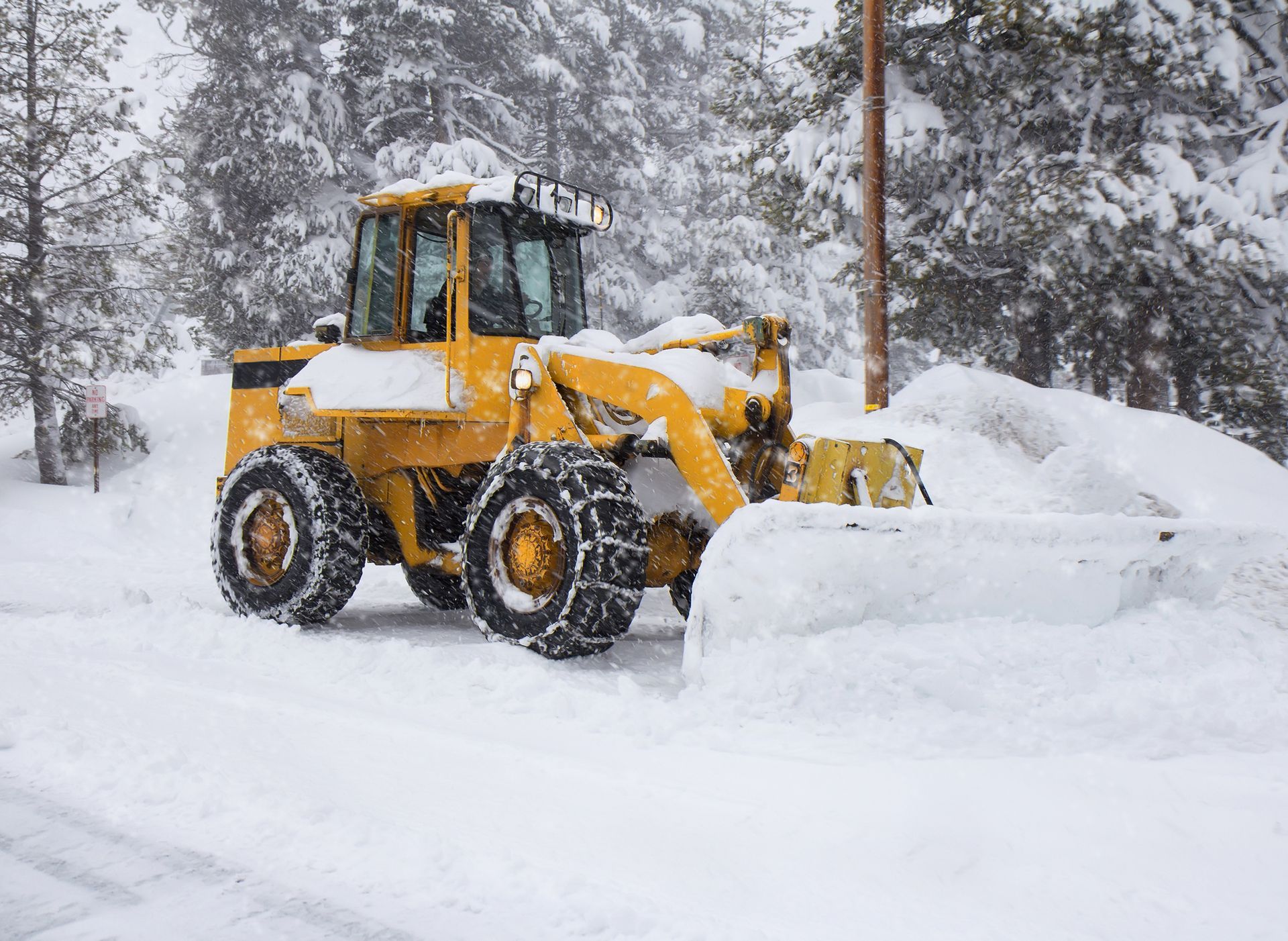 Yellow Snow Plow - Worcester, MA - Patriot Seal Coating & Paving