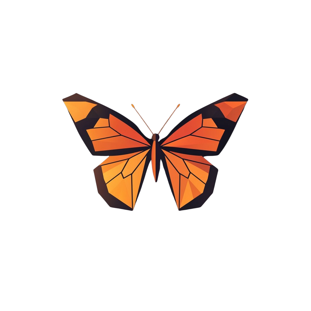 Monarch Games Logo of a monarch butterfly