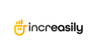 The logo for increasingly is yellow and black on a white background.