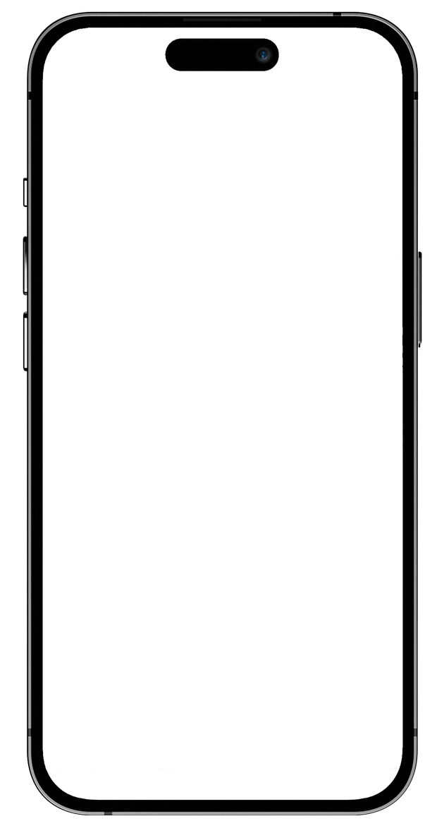 A drawing of a cell phone with a blue screen.