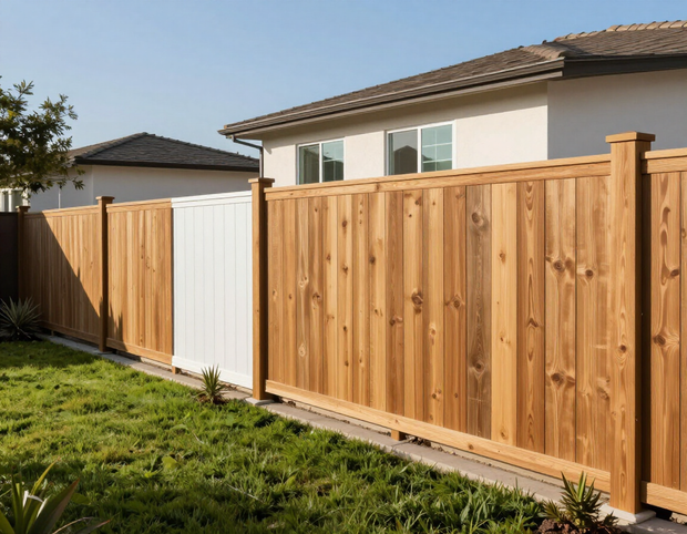 Wood, vinyl, and composite privacy fencing