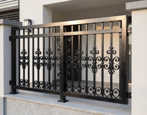 Wrought iron and aluminum fencing