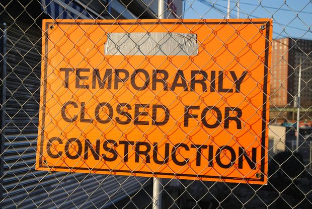 Chain link fence installation