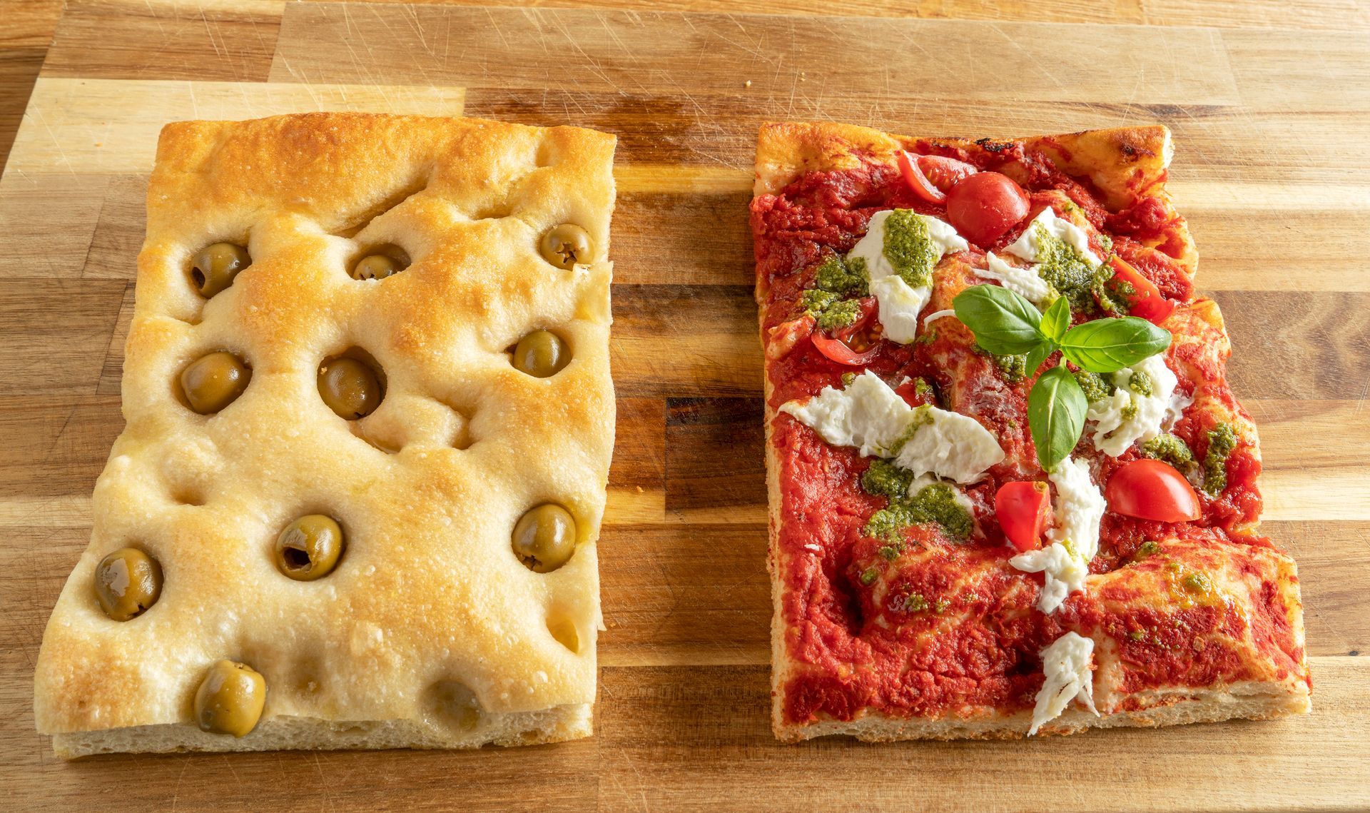 Focacce e pizza