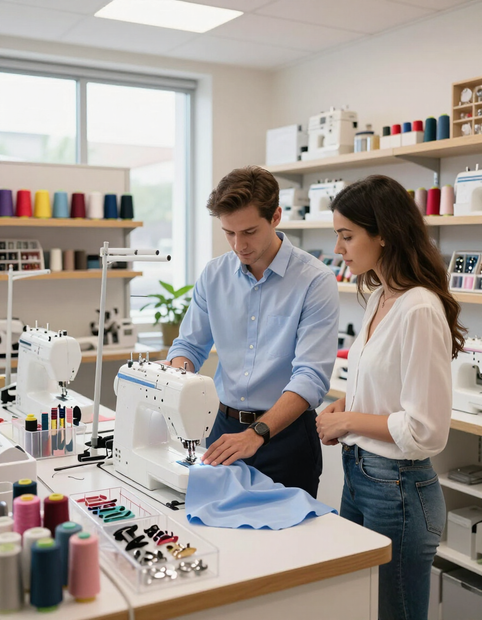 Asesoramiento personalizado en máquinas de coser