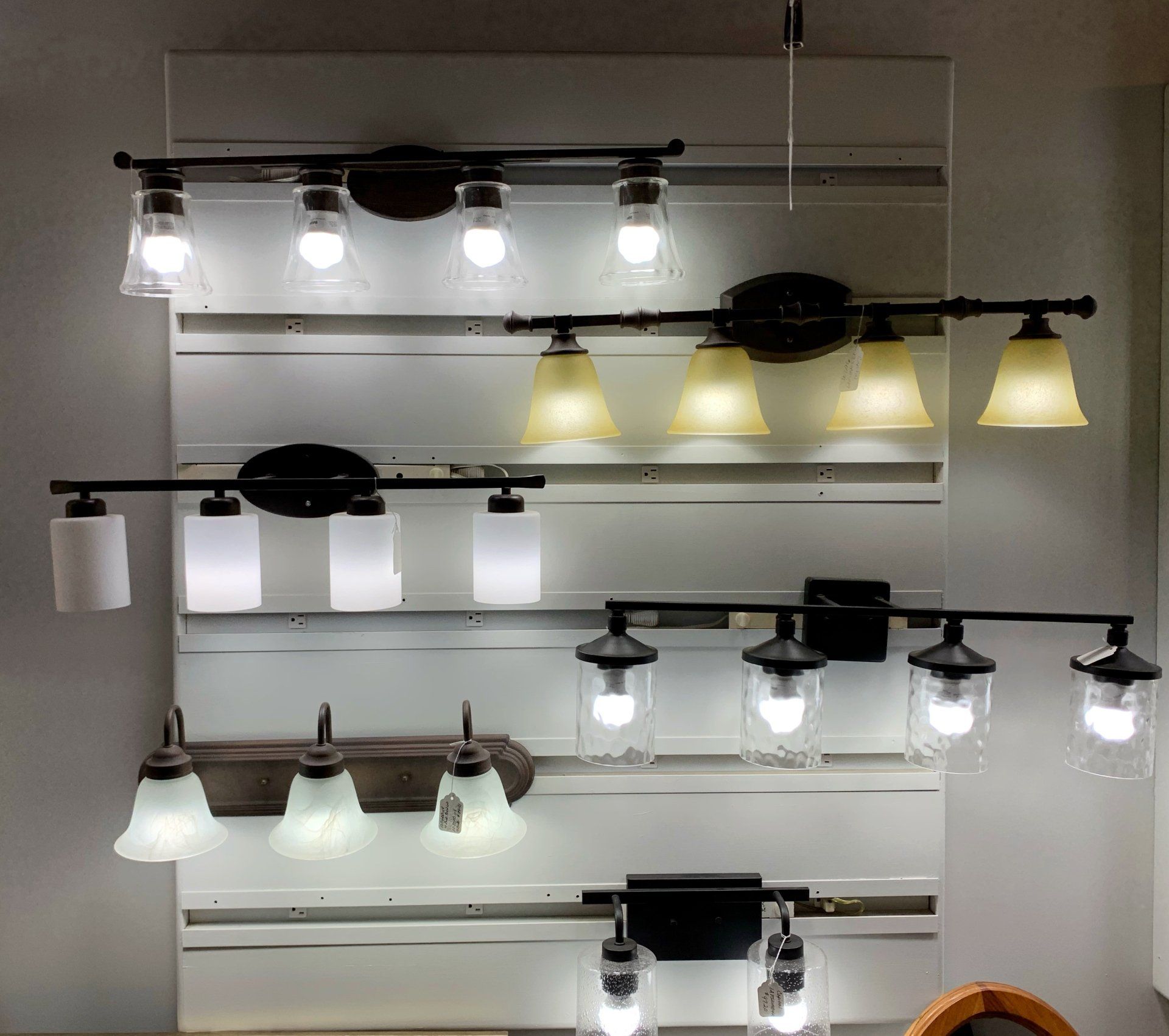 Lighting showroom