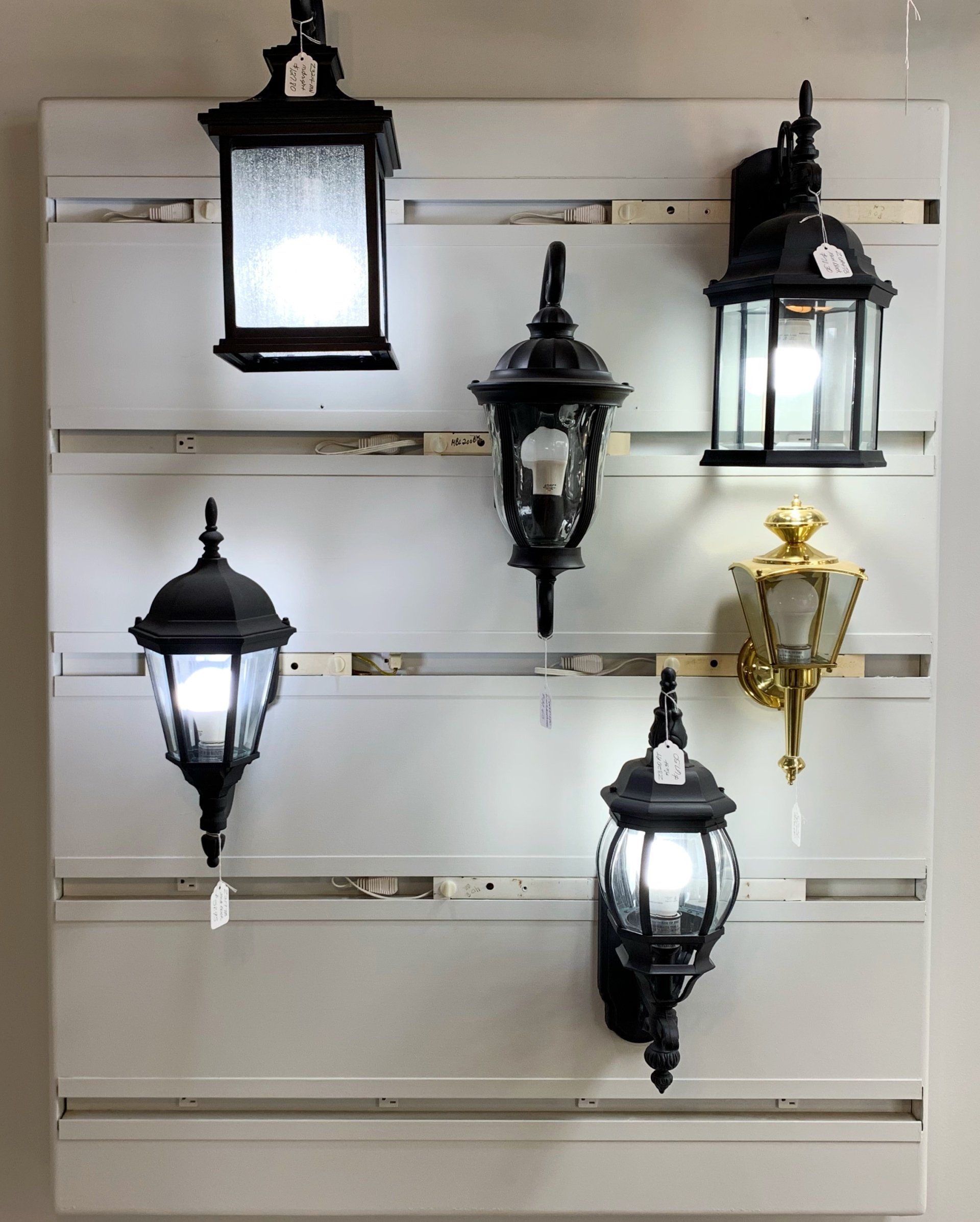 Lighting showroom