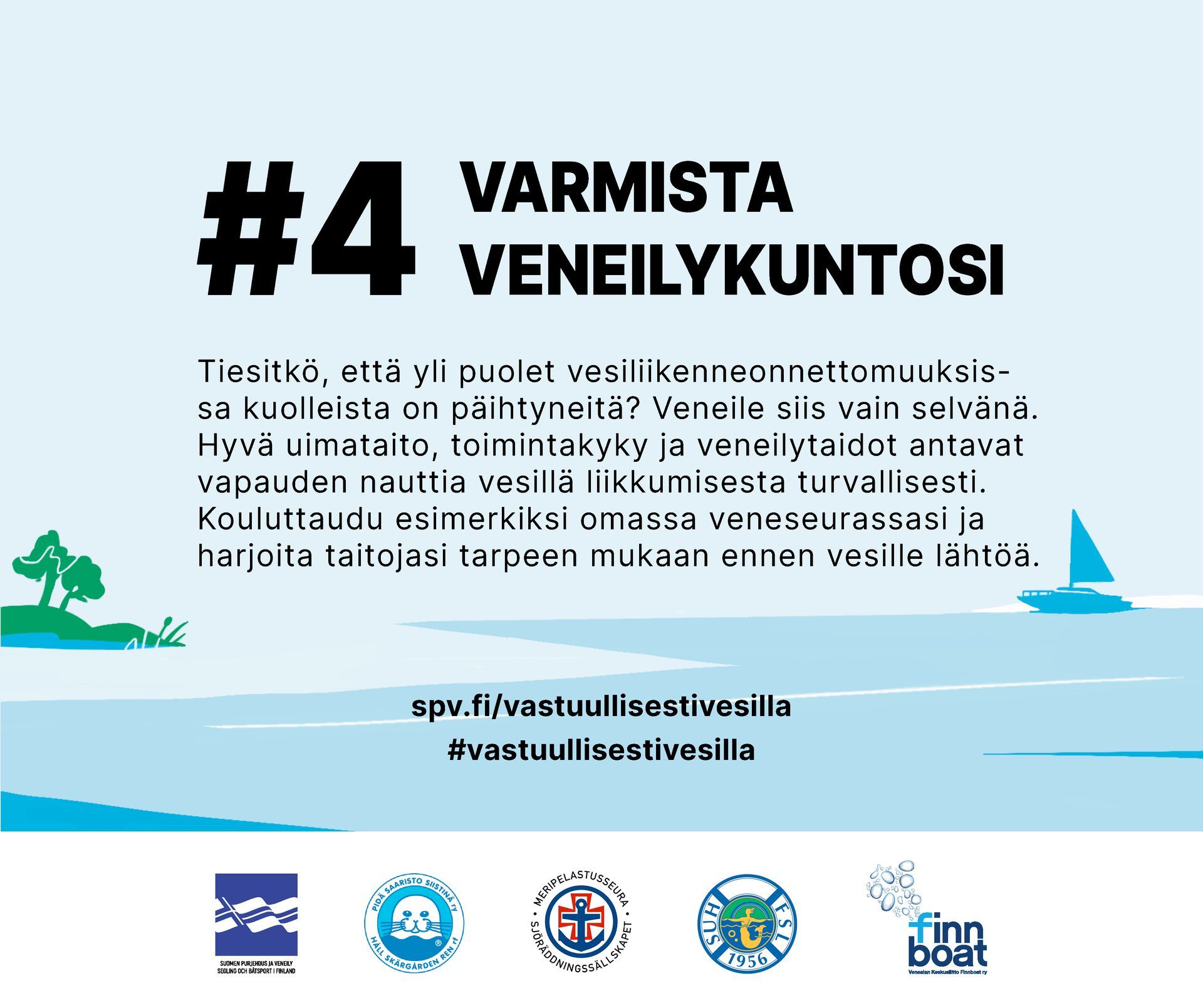 Varmista veneilykuntosi!