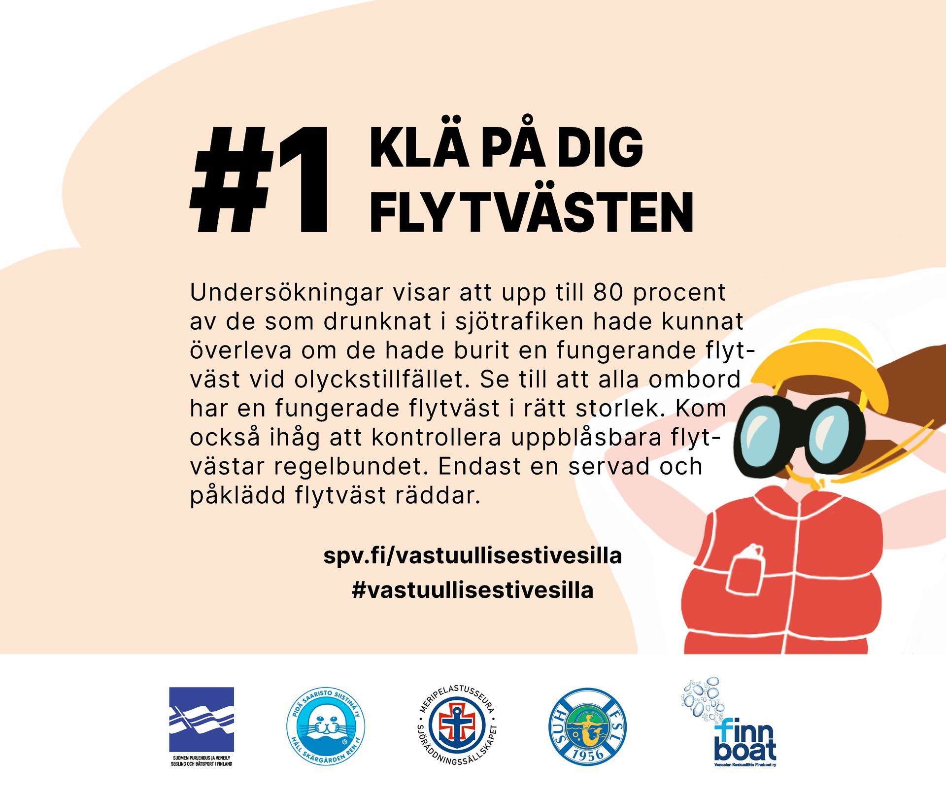 Klä på dig flytvästen!