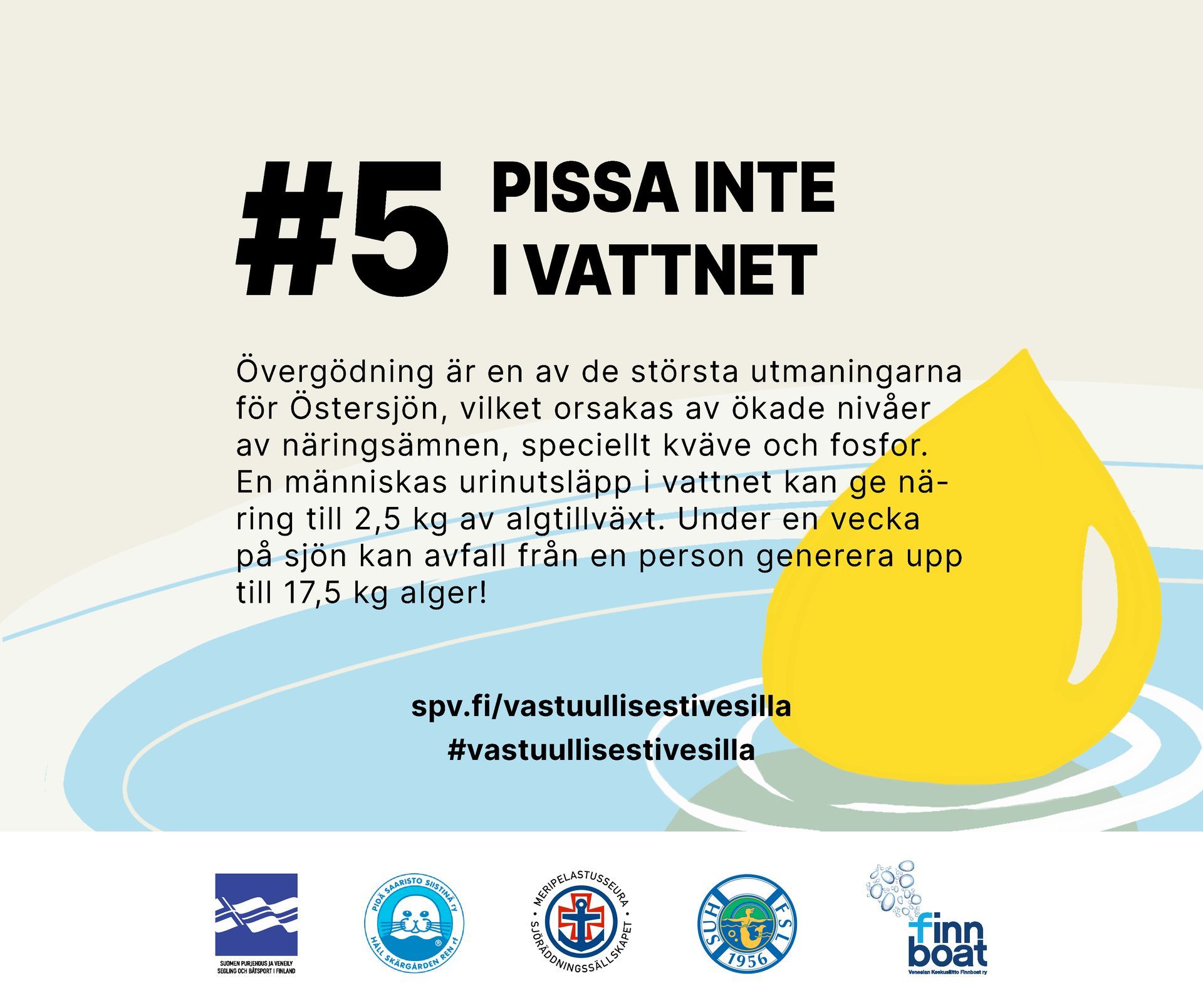 Pissa inte i vattnet!